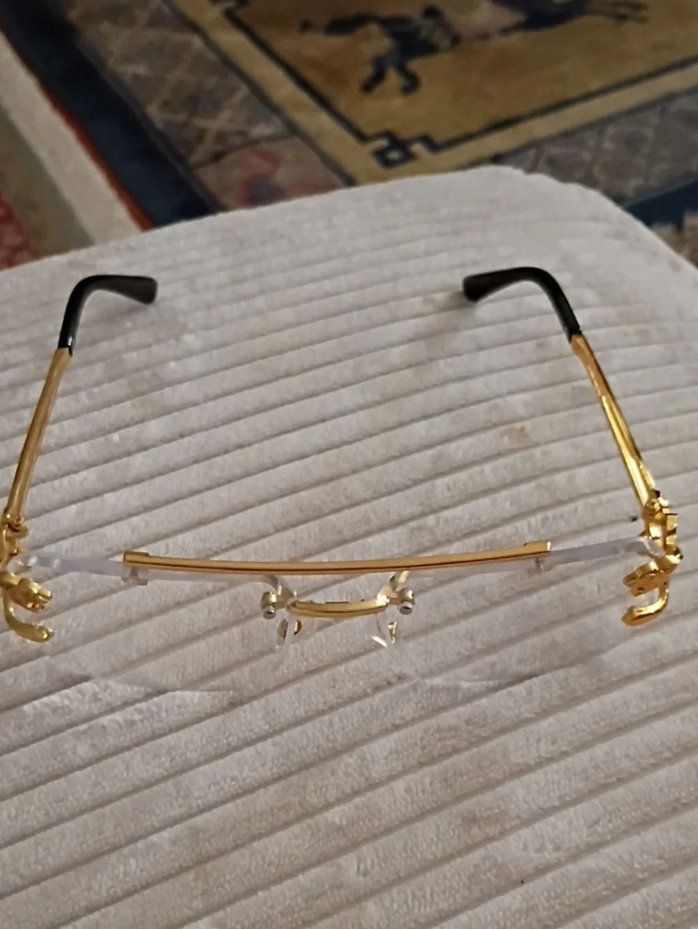 Gold Rimless Glasses - Women Accessories